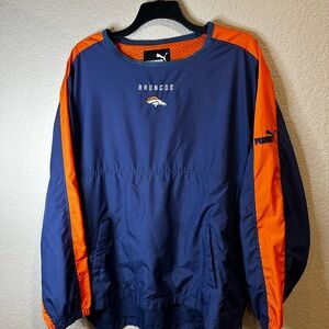 Denver Bronco Puma Windbreaker Pullover